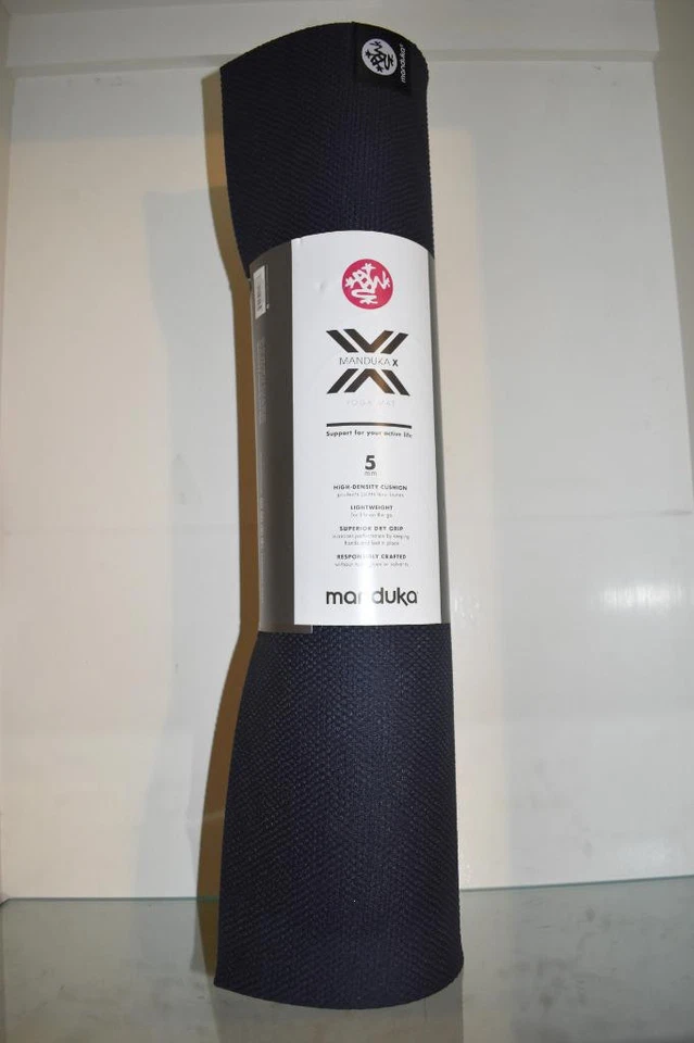 Manduka X Yoga and Exercise Mat 5mm Midnight 71"