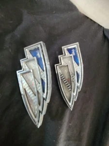 2 BUICK  3-SHIELD EMBLEM  BADGE - Picture 1 of 8