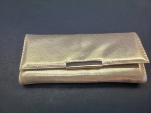 Wolf Designs R.H. MACY & CO. ORO ROSA JOYERÍA VIAJE CARTERA ESTUCHE 8.5" VEGANO - Imagen 1 de 7