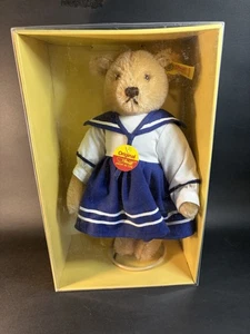 Steiff Original 11 Zoll Teddybär Matrosenmädchen #0280/28 mit Karton - Bild 1 von 17