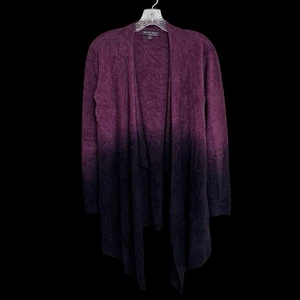 Barefoot Dreams Bamboo Chic Lite Calypso Wickel Cardigan Pullover Lila Ombre S/M - Bild 1 von 7