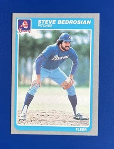 1985 Fleer Baseball Steve Bedrosian Atlanta Braves #319 - Picture 1 of 2