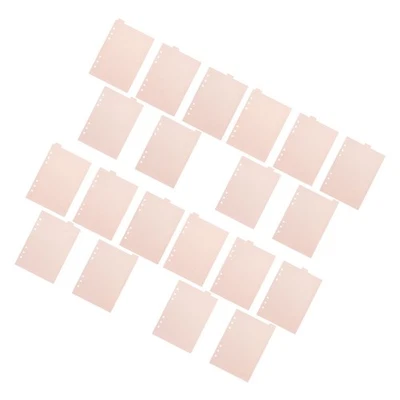  20Sheet Binder Dividers: Tab Index Dividers for 6 Ring Binder - A5 Paper - Image 1 of 4