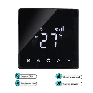 Termostato Touchscreen per Riscaldamento Casa Raffreddamento con Elegante Displa - Picture 1 of 8