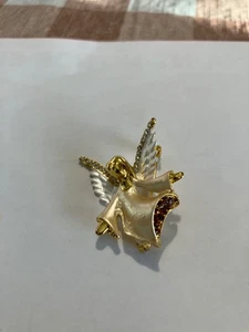 Wunderschöne Engel Brosche mit CZs - Bild 1 von 8