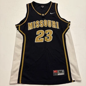 Vintage Nike Mizzou Missouri Tigers Basketball #23 Jersey Black Size Medium - Picture 1 of 15