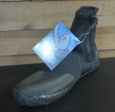 NeoSport Trajes de Neopreno Premium 3mm Alta Parte Superior Cremallera Bota, Negro, 11 Foto 1 de 4