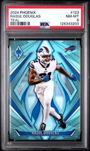 Panini Phoenix Rasul Douglas Teal #123 2024 PSA 8 casi nuevo-como nuevo | Buffalo Bills | Raro - Imagen 1 de 3
