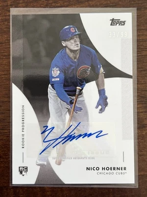 2020 Topps On Demand Rookie Progression - Nico Hoerner #5A Black /99 (RC) - Image 1 of 2