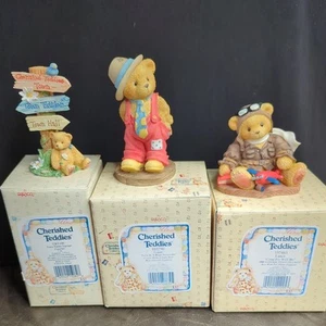Orsacchiotti cari 'Town Tattler Signage' - Logan - statuine lancia con scatole - Foto 1 di 3