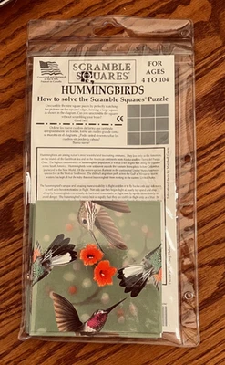 Scramble Squares (B. Dazzle) - Hummingbirds (Complete) - Image 1 of 2