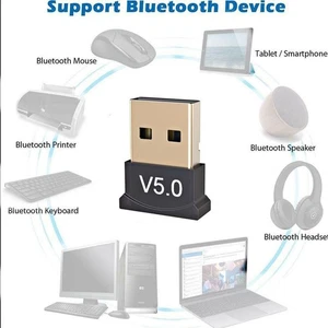 2/5x Bluetooth Adapter 5.0 Empfänger Audio Aux Transmitter Wireless USB Receiver - Afbeelding 1 van 10