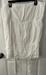 Set of 2 Pottery Barn Hadley Ruched Solid White Standard Cotton Pillow Shams EUC - Picture 1 of 11