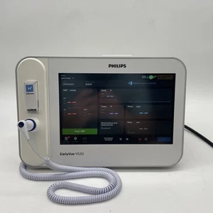 Philips EarlyVue VS30 Patient Vital Signs Monitor W Temp (MISSING BATTERY COVER) - Picture 1 of 4