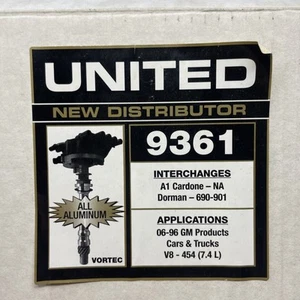 GM CHEVY/GMC TRUCK VORTEC 1996-2000 7.4L 454 New Distributor UMP 9361 - Picture 1 of 4
