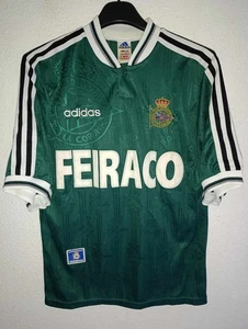 DEPORTIVO DE LA CORUÑA 1997-1998 away Feiraco camiseta shirt trikot maillot S - Imagen 1 de 6
