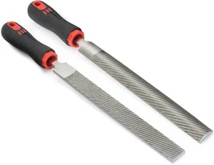 Limas de afeitar StewMac, juego de 2 limas grandes (planas y curvas) - Imagen 1 de 2