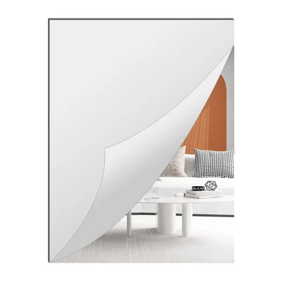 A2 Acrylic Mirror Sheet for Wall, 16.5" x 23.2" Large Rectangular Mirror Tile... - Image 1 of 4
