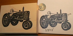 Farm tractor rubber stamp WM P14  - Picture 1 of 2