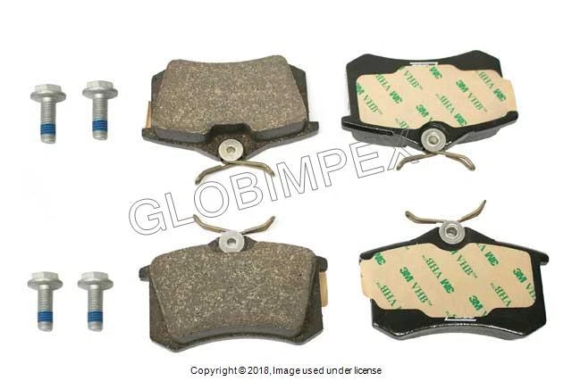 AUDI A3 (2009-2013) Juego Pastillas Freno CERÁMICA TRASERA +1 AÑO DE GARANTÍA Foto 1 de 1