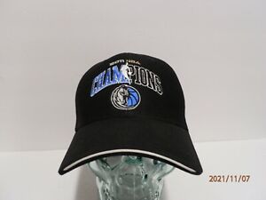 2011 NBA Finals Champions Dallas Mavericks champs adidas adjustable Cap Black 