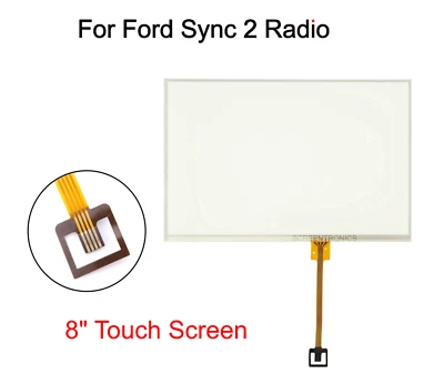 Repuesto Cristal Digitalizador Pantalla Táctil para Radio Coche Ford SYNC 2 8" Navegación Foto 1 de 4