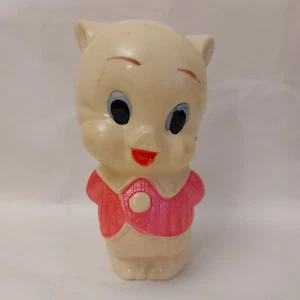 Vintage Rare USSR Soviet Celluloid Piggy Pig Doll Toy Figurine - 14cm - Picture 1 of 13