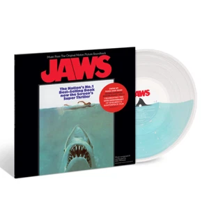 JAWS Original Soundtrack 50th Anniversary Shark Infested Water-Filled Vinyl LP - Picture 1 of 1