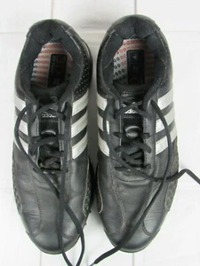 Adidas Mens 3D Fit Foam Traxion Black Golf Cleats Size 8 1/2 - Picture 1 of 4