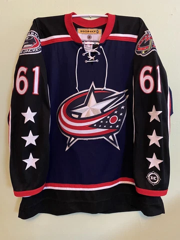 Rick Nash Columbus Blue Jackets Alternate Jersey KOHO XL Cover