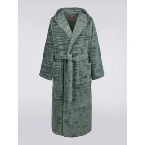 Missoni Milano Allan Hooded Bathrobe Unisex Size S NEW - Picture 1 of 5