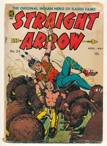 Magazine Enterprises Comics Straight Arrow Issue #24 Dragons of Doom! .5 PR 1952 - Picture 1 of 2