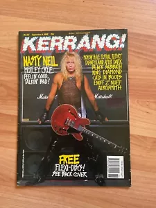 MAG. KERRANG SEPT. 9, 1989 VINCE NEIL MOTLEY CRUE COVER INCLUDES 9 TRADE CARDS - Picture 1 of 14