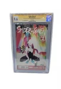 Spider-Gwen #1 CGC SS 9.6 signiert & skizziert von Jason Latour & Robbi Rodriguez - Bild 1 von 2