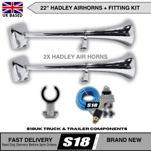 22" Hadley Air Horn Bundle (2x Hadley Air Horns + Fitting Kit)