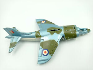 Dinky Toys vintage avion Harrier Réf.722 GR MK1 à restaurer 