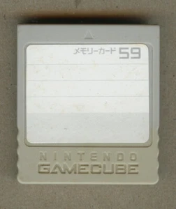 Official OEM Nintendo GameCube 59 Memory Card DOL-008 - Picture 1 of 2