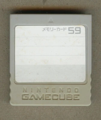 Official OEM Nintendo GameCube 59 Memory Card DOL-008 - Image 1 of 2
