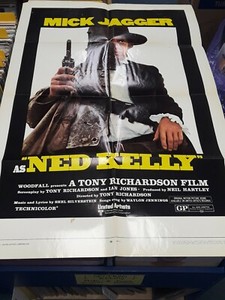 Ned Kelly 70 / 184 1 Sheet Original Poster + 2 Lobby Cards - Mick Jagger