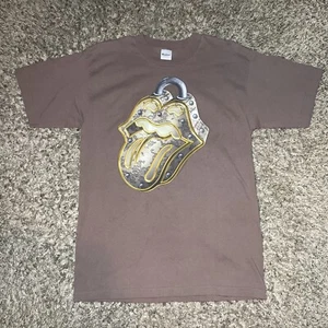 Vintage Rolling Stones No Security American Tour T-Shirt Large 1999 Rock Tee 90s - Picture 1 of 10