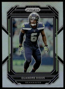 2022 Panini Prizm #260 Quandre Diggs Silver Seattle Seahawks - Picture 1 of 2
