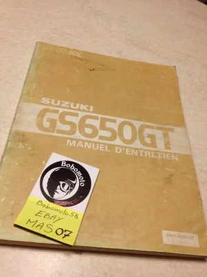 Suzuki GS650GT GS650 GS 650 GT GL GX Katana Manual De Taller - Imagen 1 de 4