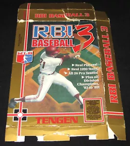 R.B.I. Baseball 3 - Solo caja (Nintendo NES) auténtico - Imagen 1 de 3
