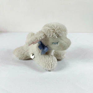 A156 Vintage Eden Cream Musical Lamb Plush 10" Stuffed Toy Lovey - Picture 1 of 4