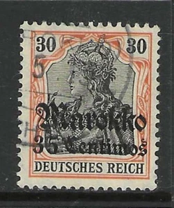 Germany 1911 offices in MOROCCO 35 centimos Germania issue used $ 12.00 - Picture 1 of 2