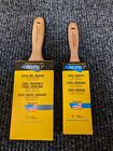 2 Pk - AllPro By Wooster Brush 3" Platinum & 2"  Gold Defiant Paint Brushes 