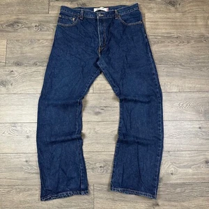 Jeans Levi's 517 vintage adulto 36x32 blu lavaggio scuro denim bootcut - Foto 1 di 6