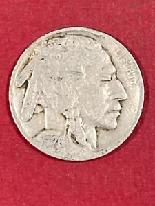  1928    United States Buffalo Nickel  Circulated - Foto 1 di 2