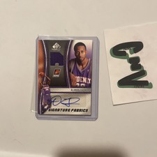 ALANDO TUCKER 2009-10 UD SP GAME USED JERSEY AUTOGRAPH CARD 