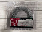 HaulMaster Aircraft Grade Wire Rope 100 ft X 3mm BRAIDED WIRE - Brand New